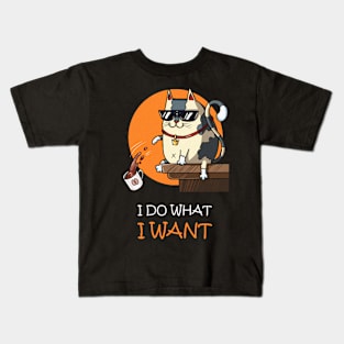 I do what i want Kids T-Shirt